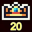 Clear 20 Map With Crown icon