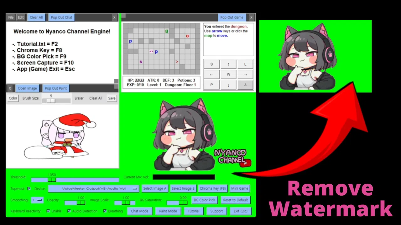 Nyanco Channel Engine - Remove Watermark Screenshot 0