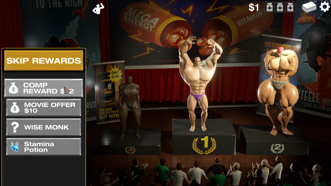 GET YOKED: Extreme Bodybuilding Screenshot 12
