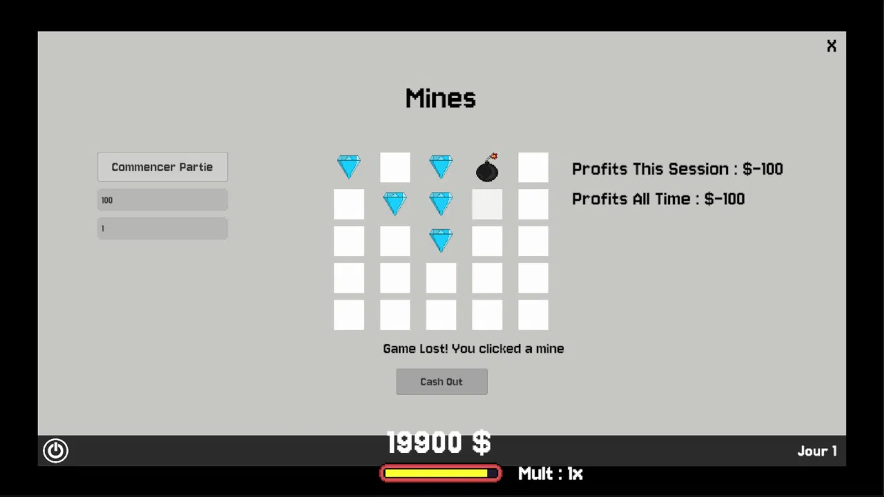 Bling Bling Bankruptcy Screenshot 2