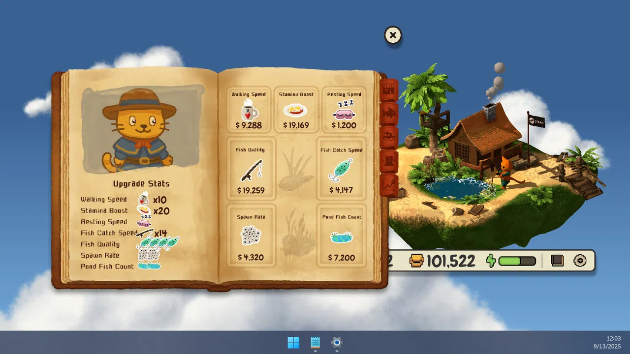 Catfish Idle Pond Screenshot 1