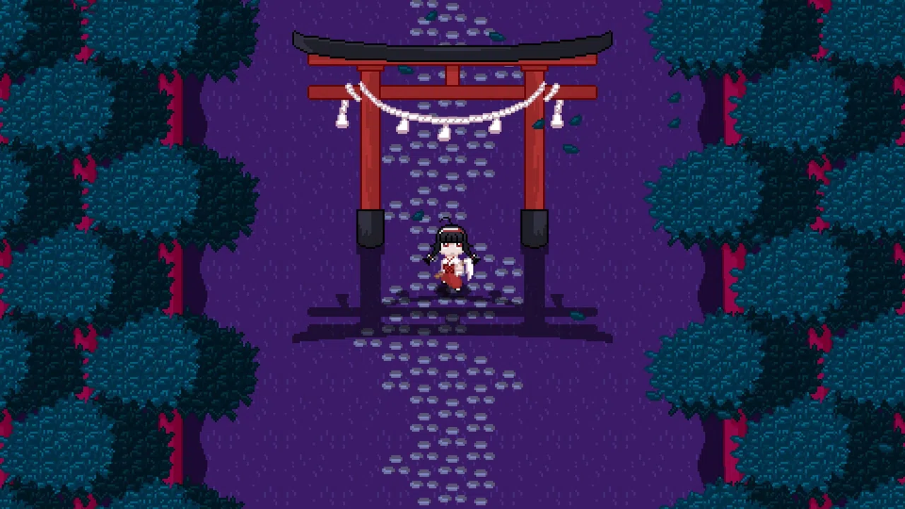 YOKAI GODDESS An Urban Legend Bullet hell Adventure Screenshot 0