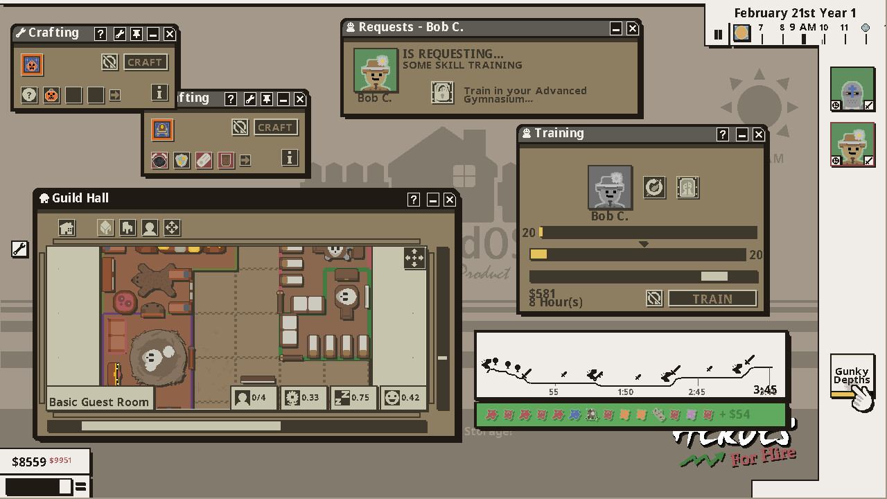 Heroes For Hire - Guild Micromanagement Simulator Screenshot 2