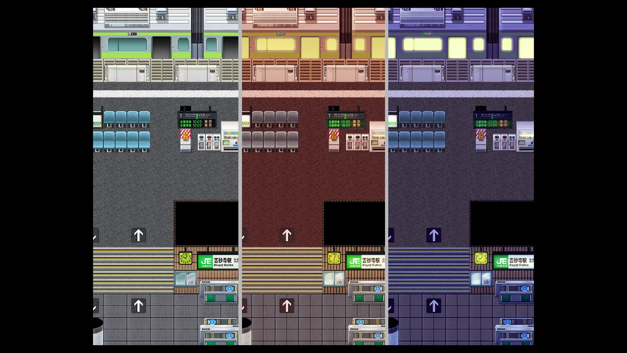RPG Maker MV - SERIALGAMES LivingGoodCity TILESET LocalStation SET Screenshot 10