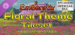 RPG Maker MZ - Emberatix Floral Theme Tileset