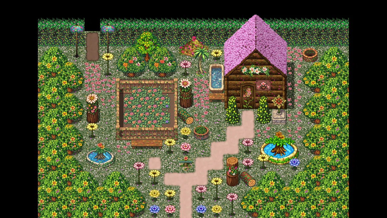 RPG Maker MZ - Emberatix Floral Theme Tileset Screenshot 2