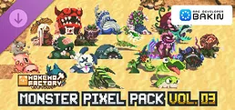 RPG Developer Bakin Mokemo Factory MONSTER PIXEL PACK Vol.3