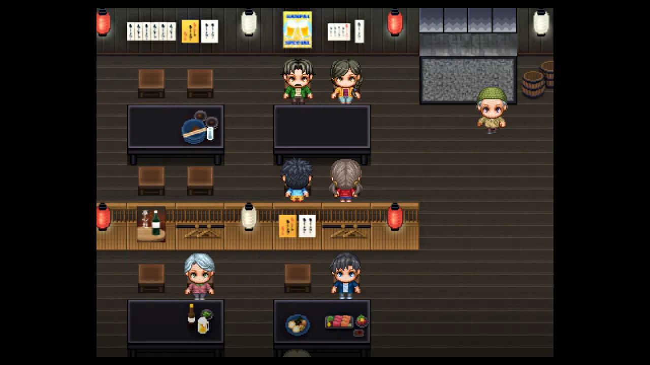 RPG Maker MZ - SERIALGAMES LivingGoodCity TILESET Japanese Restaurant SET Screenshot 5