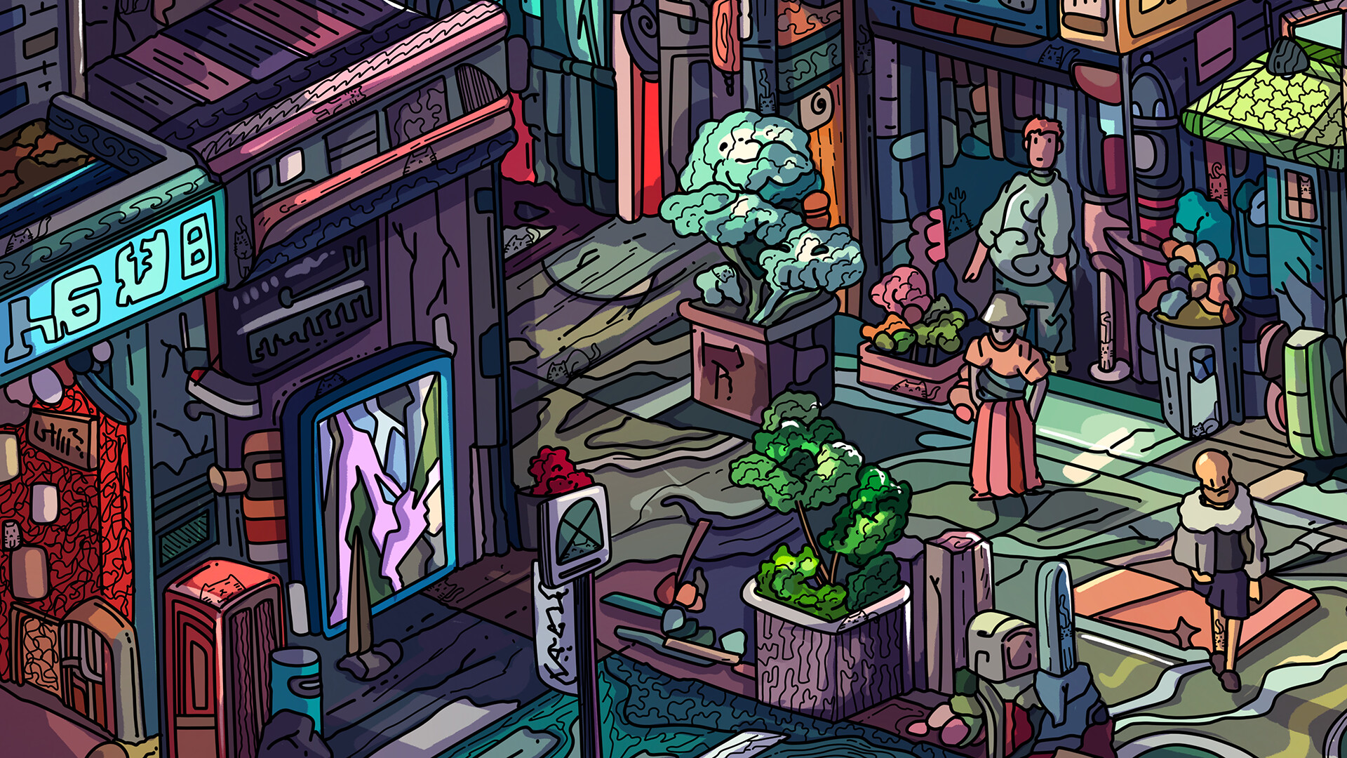 100 Cyberpunk Cats Screenshot 3