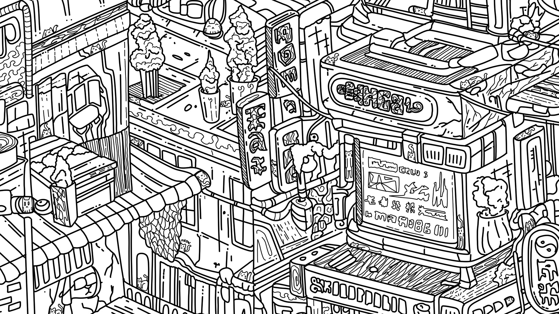 100 Cyberpunk Cats Screenshot 6