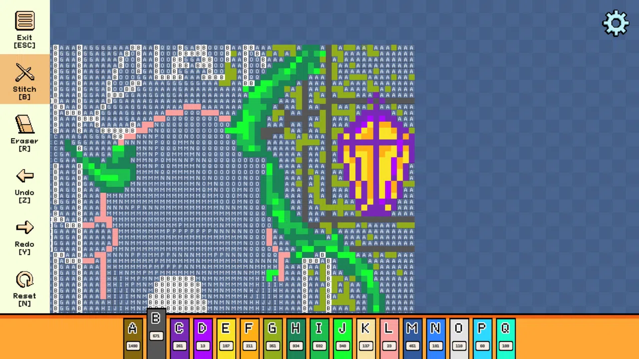 Pixel Cross Stitch - Enchanted Worlds Pack 3 Screenshot 2