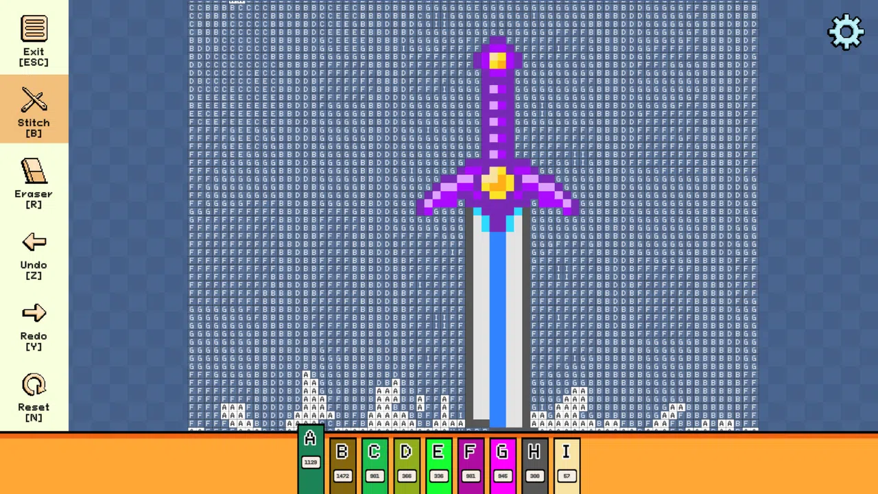 Pixel Cross Stitch - Enchanted Worlds Pack 3 Screenshot 0