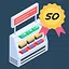50 Shelves Purchased icon