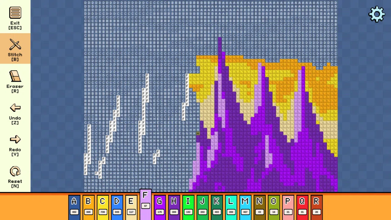 Pixel Cross Stitch - Enchanted Worlds Pack Screenshot 3