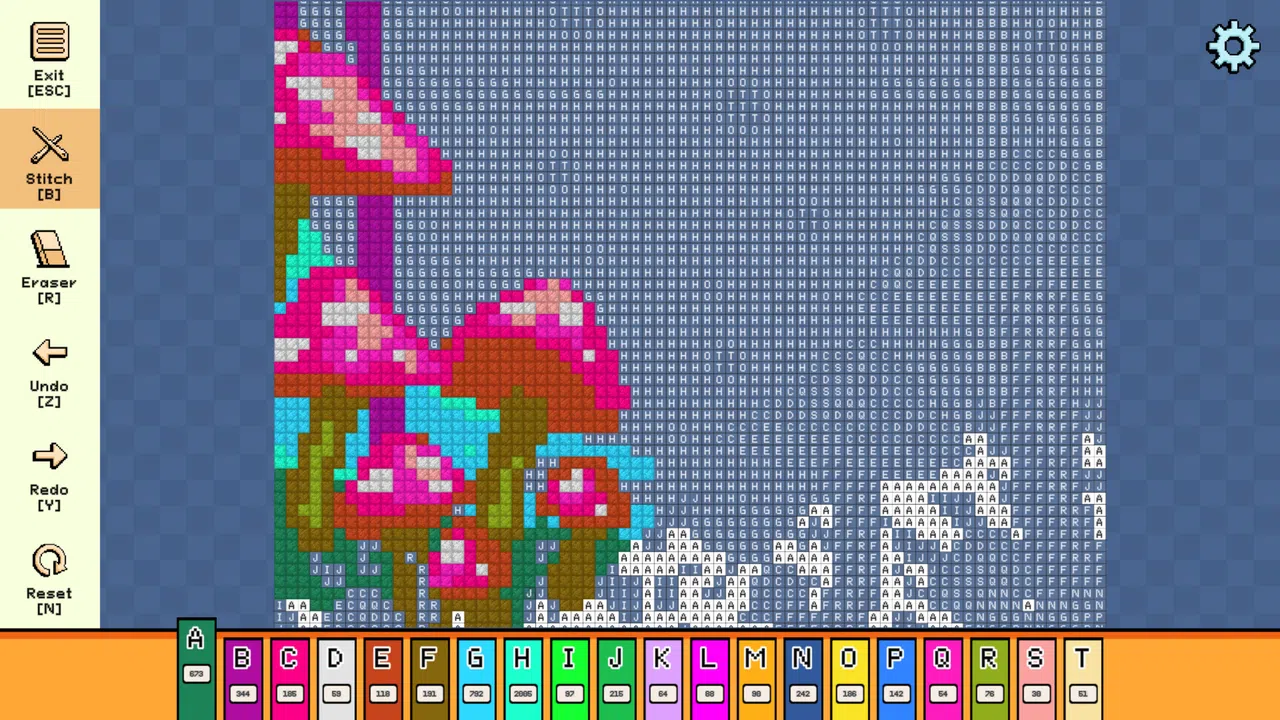 Pixel Cross Stitch - Enchanted Worlds Pack Screenshot 1
