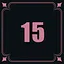 Complete 15 Hard Level icon