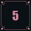 Complete 5 Hard Level icon