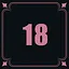 Complete 18 Hard Level icon