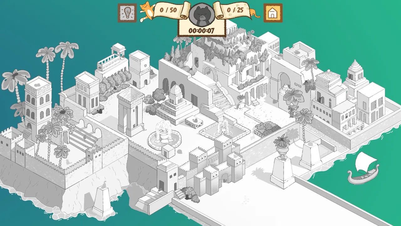Cats Visiting Historical Times Screenshot 0