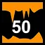 50 meters reached! icon