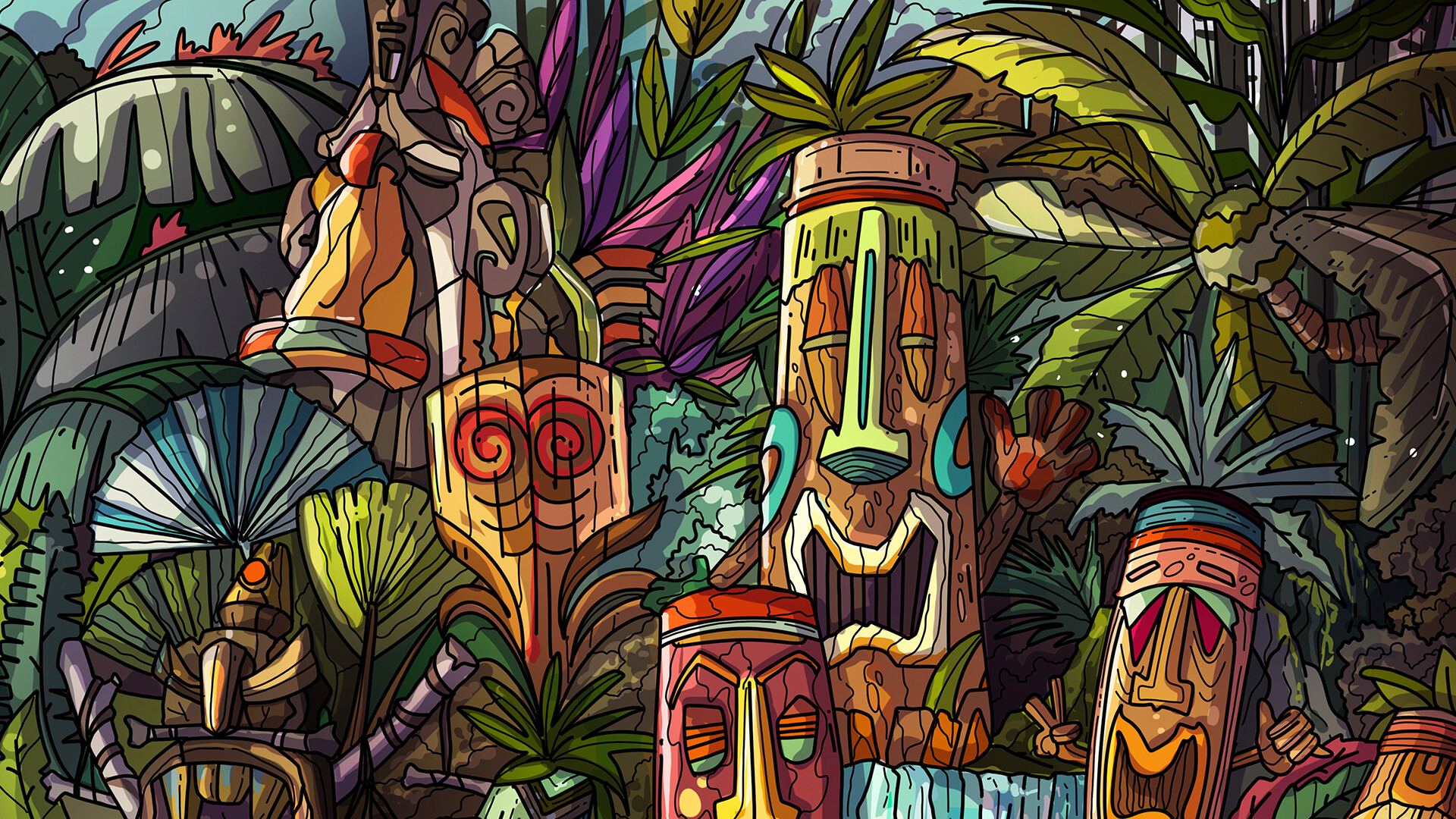 100 Tiki Cats Screenshot 3