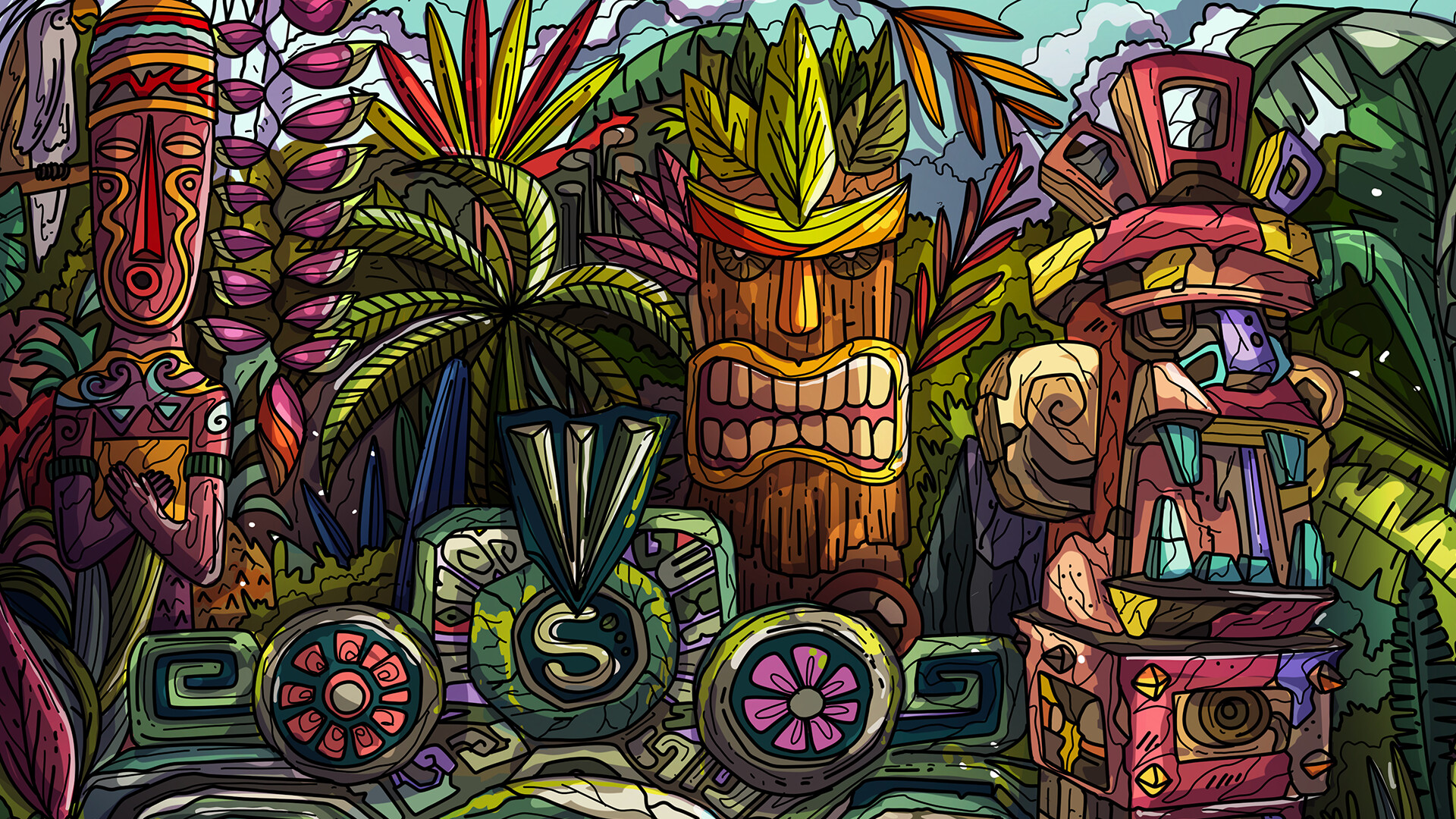 100 Tiki Cats Screenshot 2