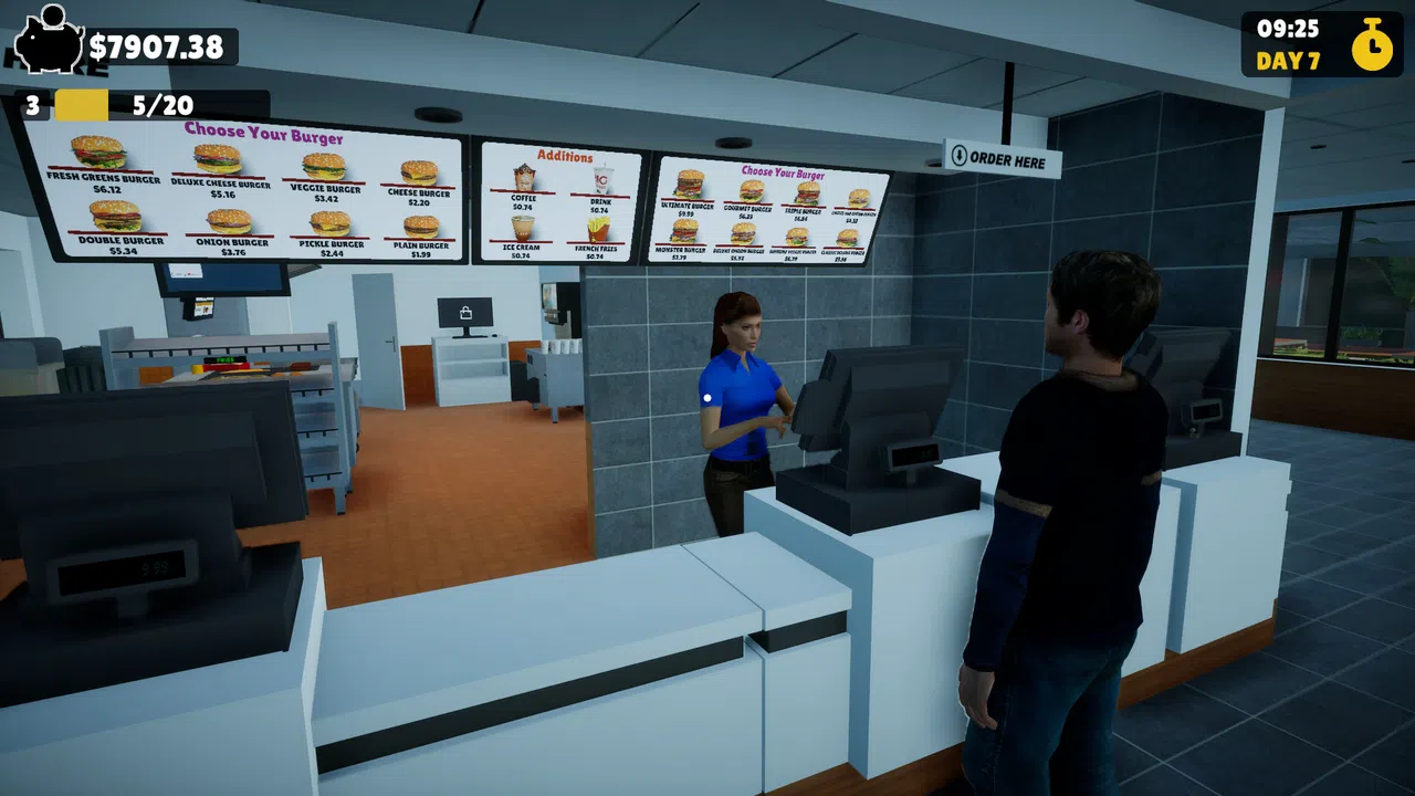Burger Rush Simulator Screenshot 2