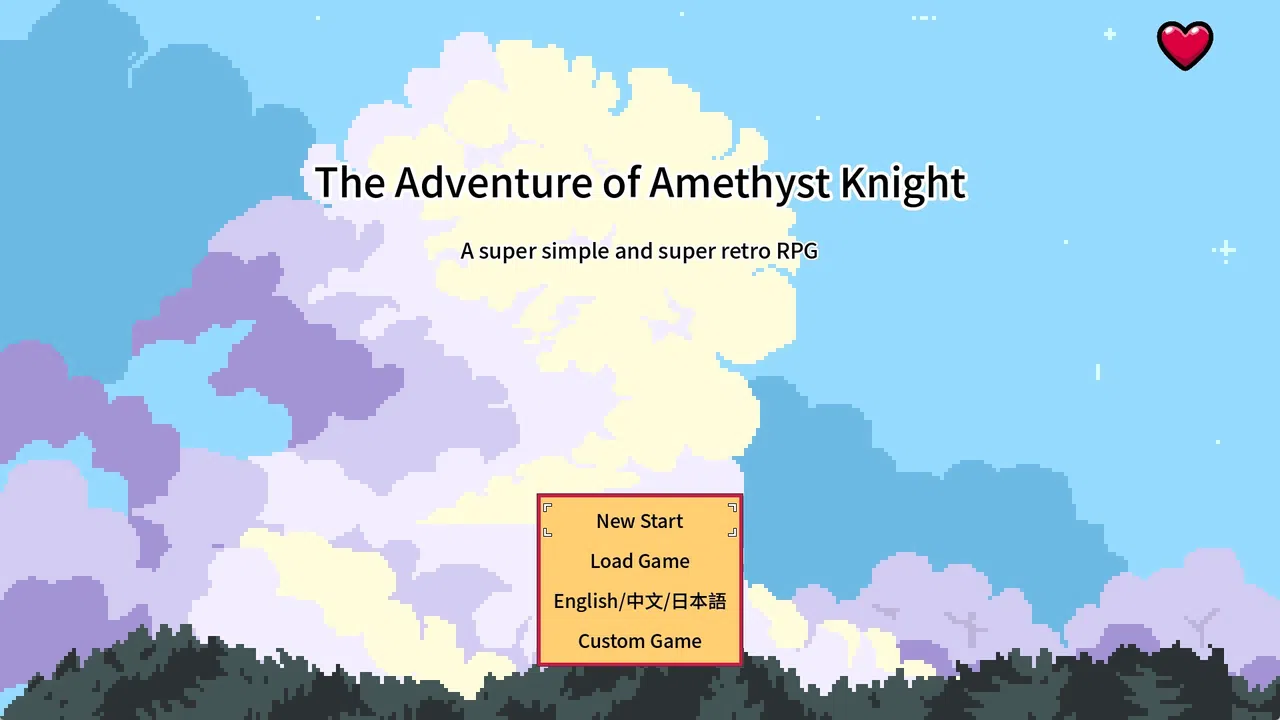 The Adventure of Amethyst Knight / 紫水晶骑士物语 Screenshot 0