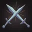 Sword fight icon