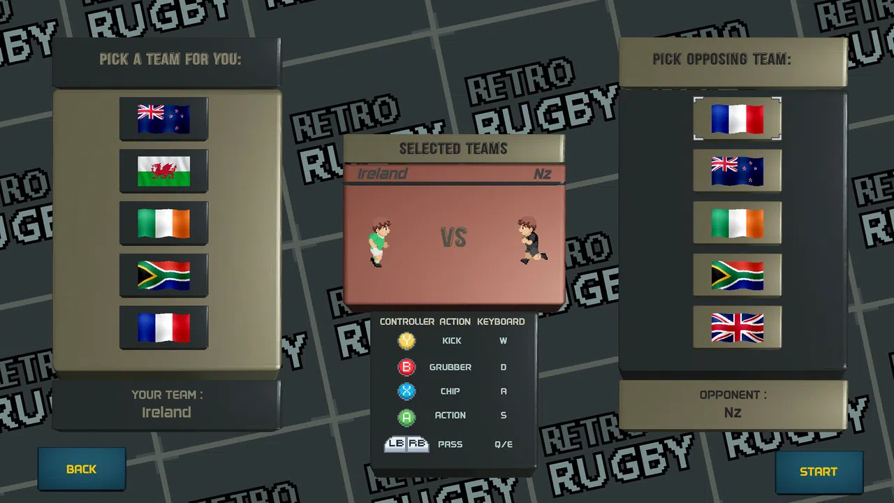 Retro Rugby Demo Screenshot 1