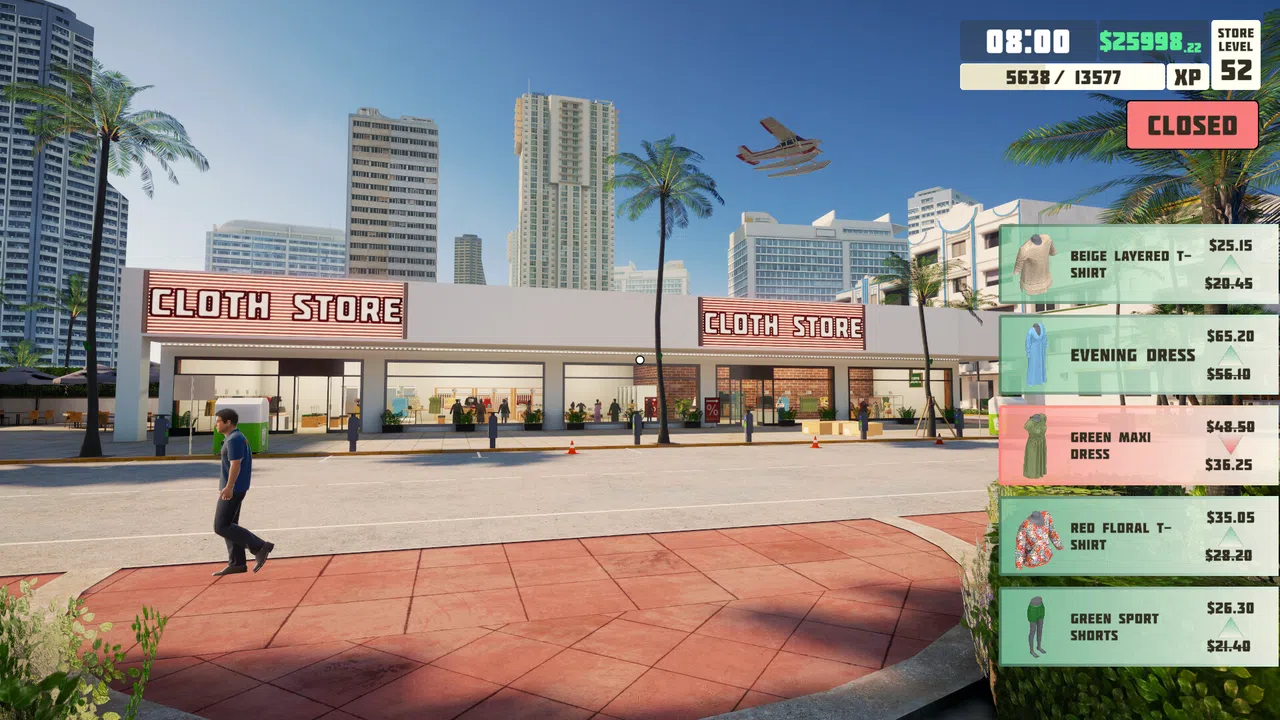 siMarket Cloth Store Simulator Screenshot 0