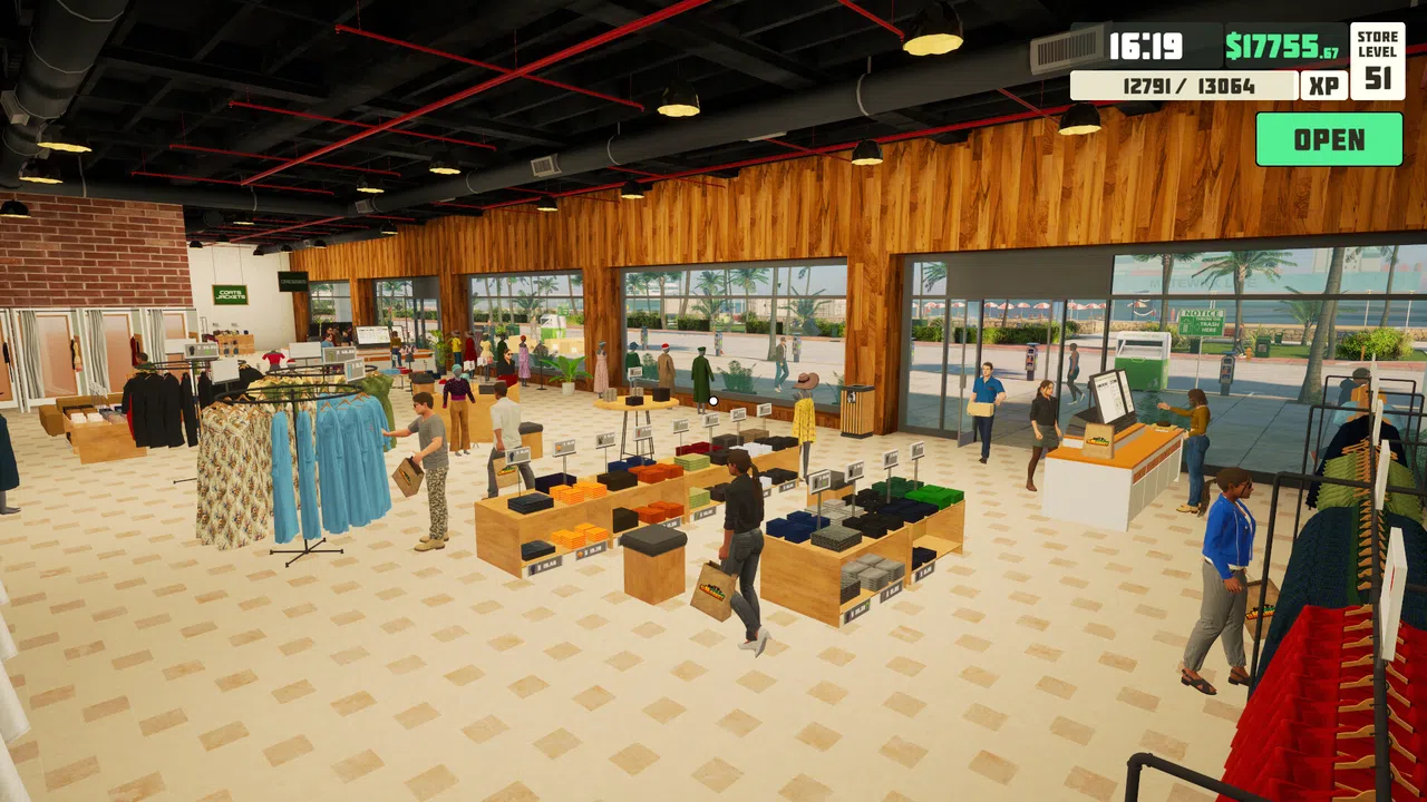 siMarket Cloth Store Simulator Screenshot 3