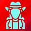 Cowgirl icon