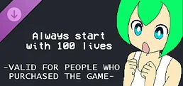 Megan's Adventure - always start with 100 lives VALID FOR PEOPLE WHO PURCHASED THE GAME