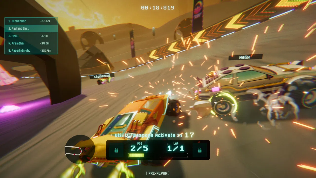 Cosmic Race Demo Screenshot 4