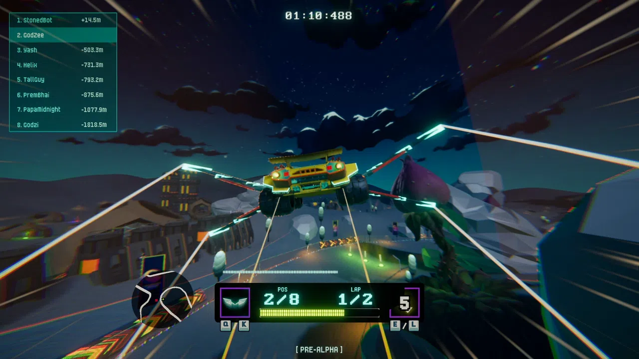 Cosmic Race Demo Screenshot 1