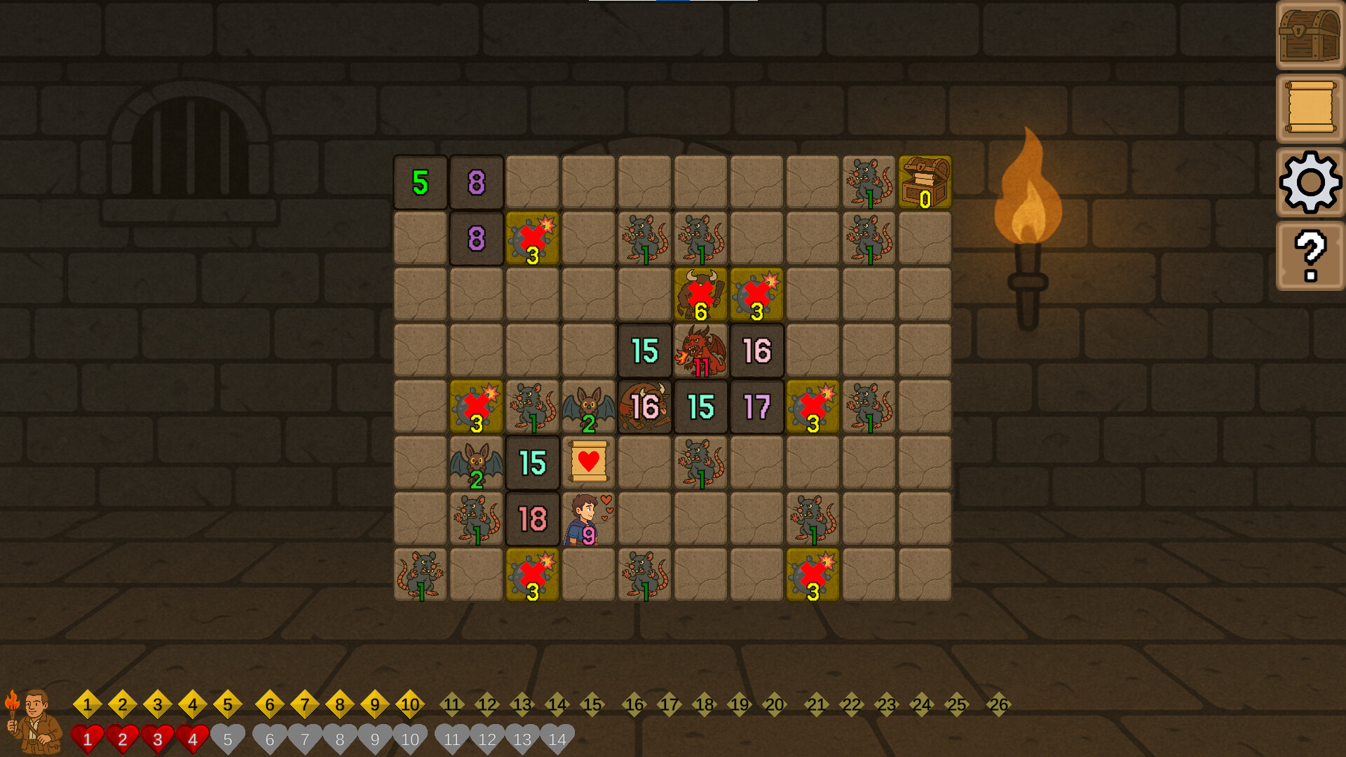 DungeonSweeper Screenshot 2