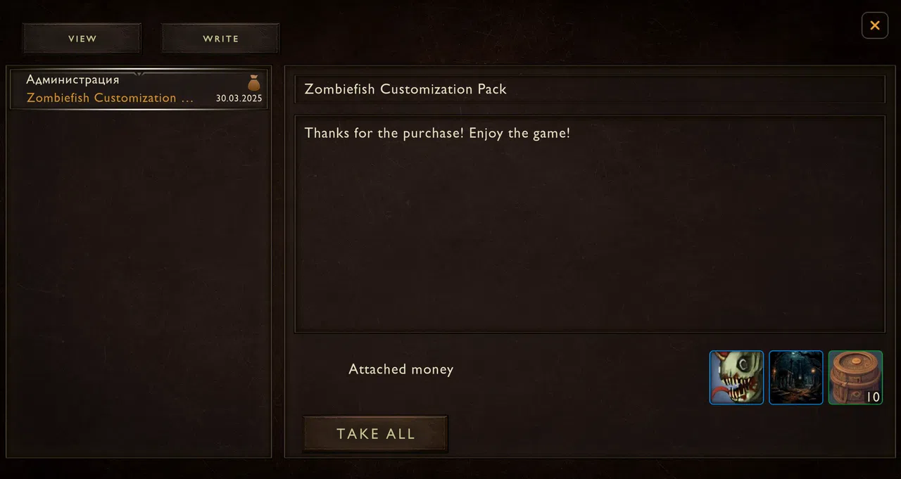 Arcane Afterfall - Zombiefish Customization Pack Screenshot 4