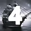 4 level completed icon