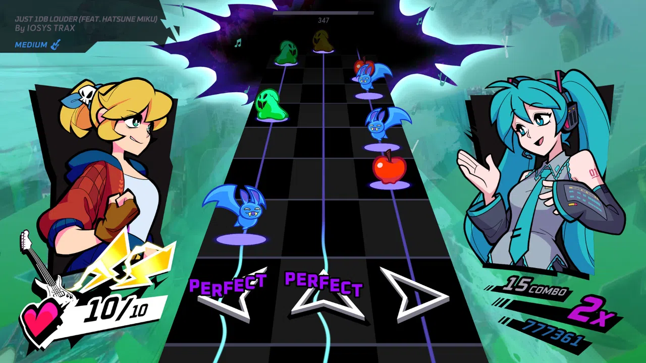 Rift of the NecroDancer: Hatsune Miku - "Just 1dB Louder" Screenshot 1