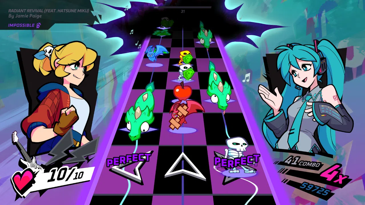 Rift of the NecroDancer: Hatsune Miku - "Radiant Revival" Screenshot 0