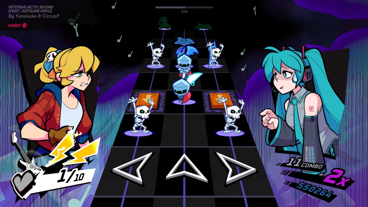 Rift of the NecroDancer: Hatsune Miku - "Intergalactic Bound" Screenshot 2