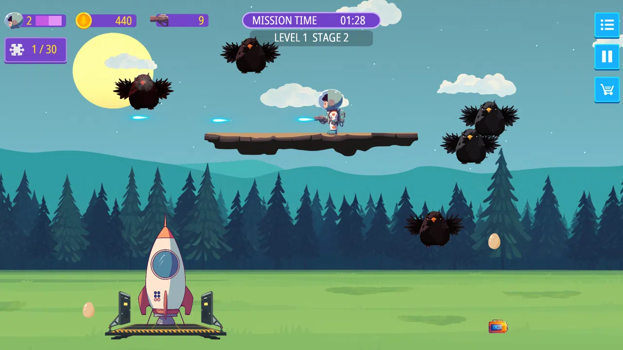 Zero Gravity Heroes Screenshot 1
