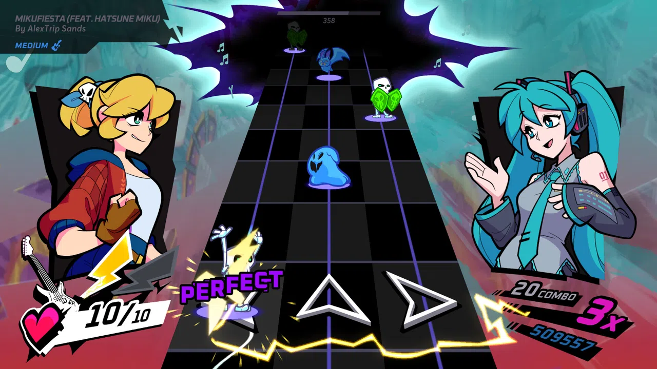 Rift of the NecroDancer: Hatsune Miku - "MikuFiesta" Screenshot 1