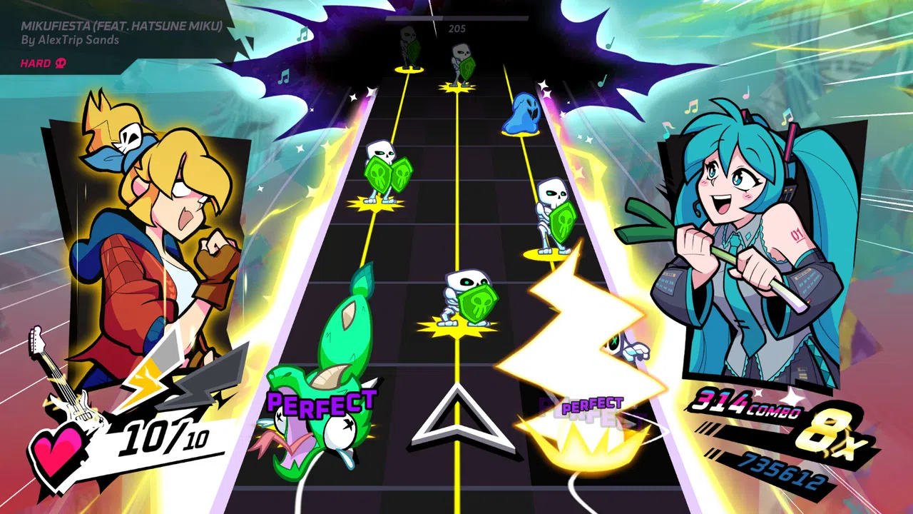 Rift of the NecroDancer: Hatsune Miku - "MikuFiesta" Screenshot 0