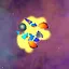 Blue fighter icon