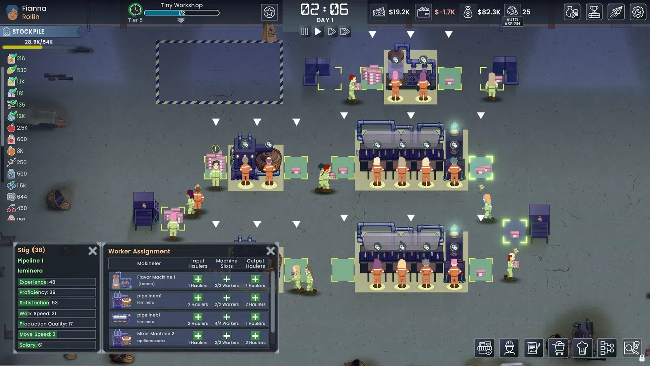 Fizz Flow: Factory Management Screenshot 7