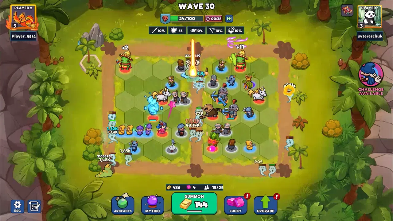 ChanceLot TD: Merge Wars Screenshot 0