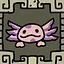 An axolotl icon