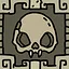 A skull icon